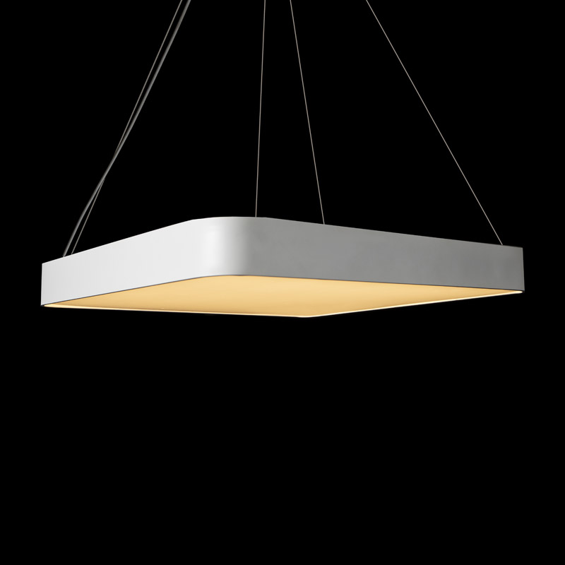 ART-S-SQUARE R FLEX LED светильник подвесной квадрат скругленные углы (сплошная засветка)   -  Подвесные светильники 